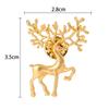 Deer Animal Zinc Zinc Alloy Gift Lapel Pin Fashion Jewelry Metal Brooch Garment Accessories