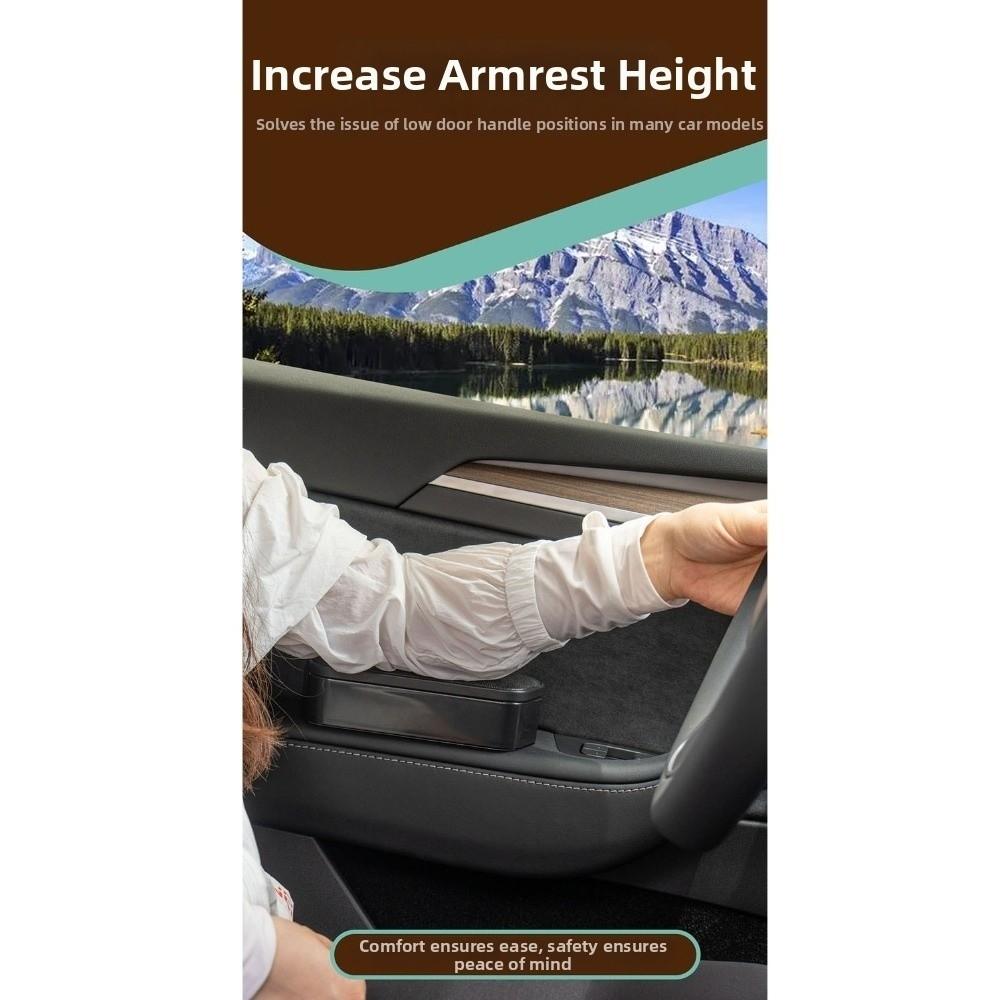 Adjustable Height Auto Retractable Box Organizer Car Elbow Rest Box  Car Accessories
