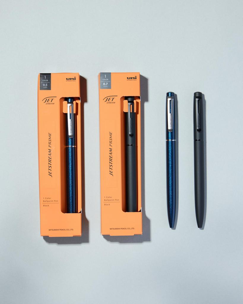 Mitsubishi Pencil Jetstream Prime Ballpoint Rotating Oil-Based Pen, Retractable, 0.7 Inch, Black, SXK350007.24
