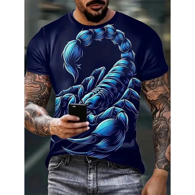 Men's Squirrel T-shirt, 3D Printed Shirt with Animal Pattern T-shirt