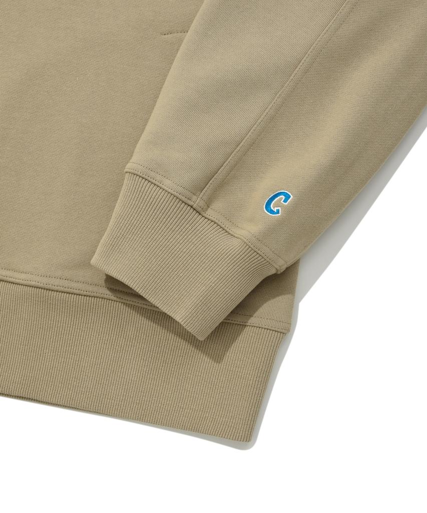 COVERNAT Heavyweight Oversized Sweatshirt Beige