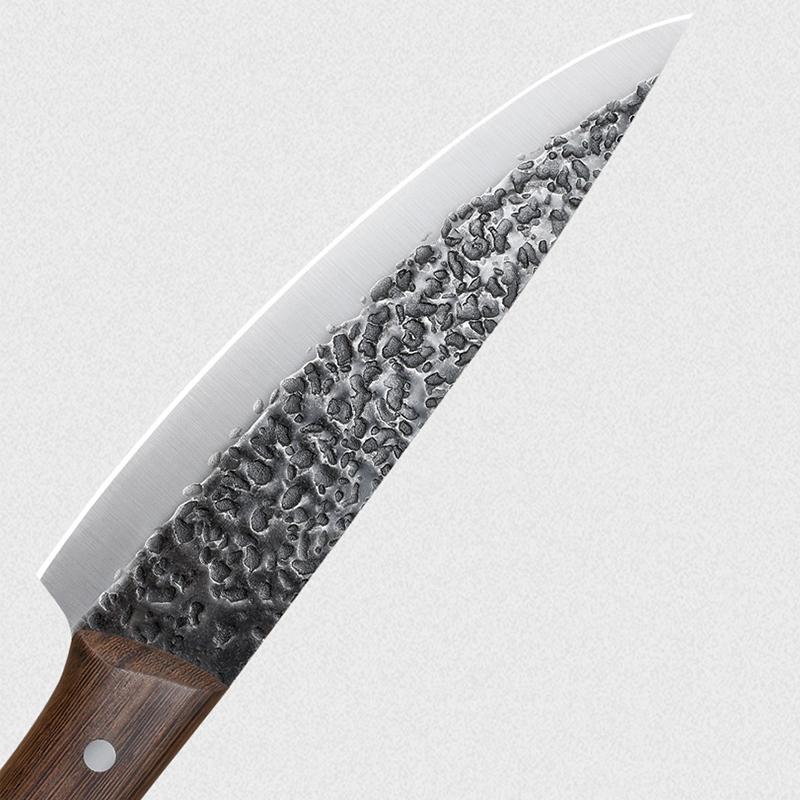 Forging Boning Knife Chinese Full Tang Handle Knife Handmade 4CR13 Steel Kitchen Chef Slaughter Knives Wenge Wood Handle