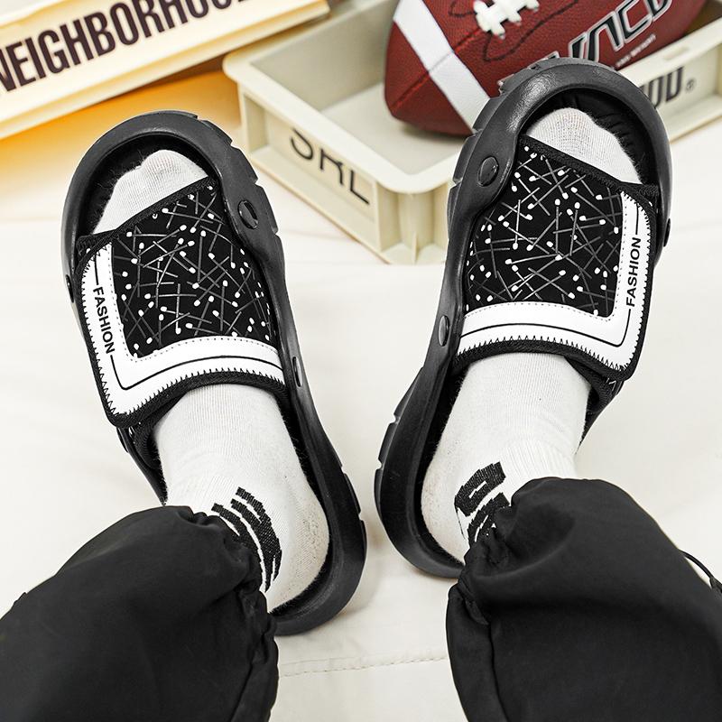 Fashion Summer Mens Slippers EVA Soft-soled Slides Sandals Indoor Outdoor Walking Beach Shoes Flip Flops Unisex Slippers Women Sandals