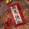 6pcs Blessing Chinese Calligraphy Red Envelopes Hongbao Red Packet New Year Money Pocket  Bonus