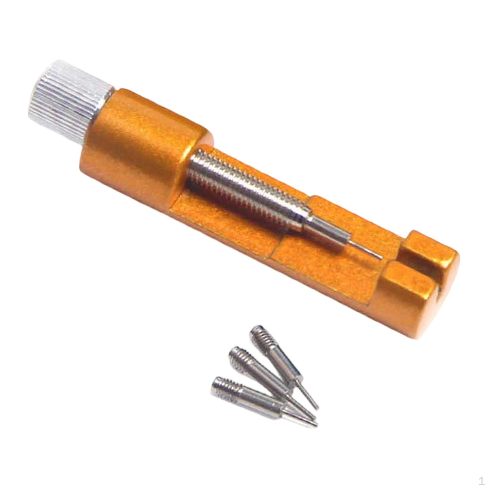 

Link Removal Tool,Maintenance,Easy to Use Strap Remover with Replacement Pins for Jewelers Watch золотой