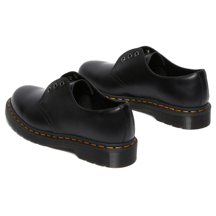 Dr. Martens 1461 Elastic Smooth Vintage Mid-Heel Shoes Unisex Shoes Black 26733001