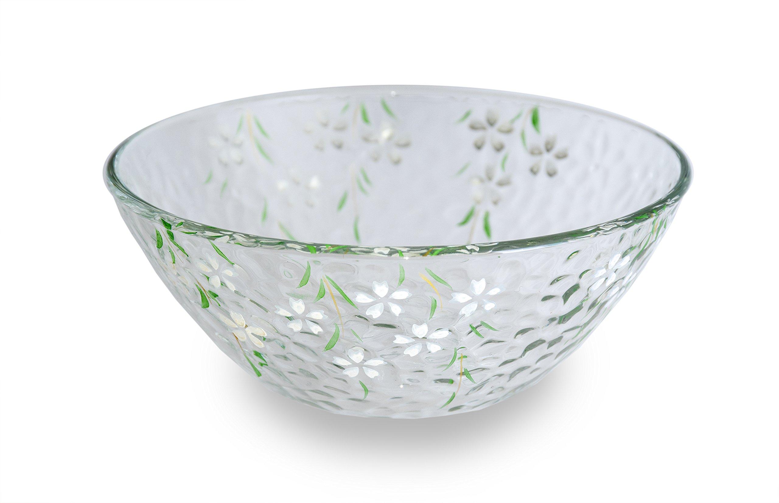 

Яги Каихо расписное стекло маленькая миска вишня Каихо, Печь, в киотском стиле (плакучий цвет)