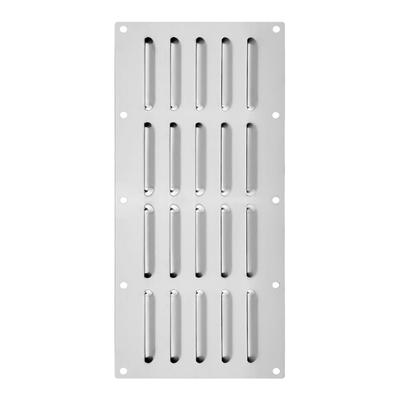 Panel de ventilación de acero para fogatas. Fácil instalación. Panel de ventilación para exteriores. Solución de ventilación eficiente para llamas.