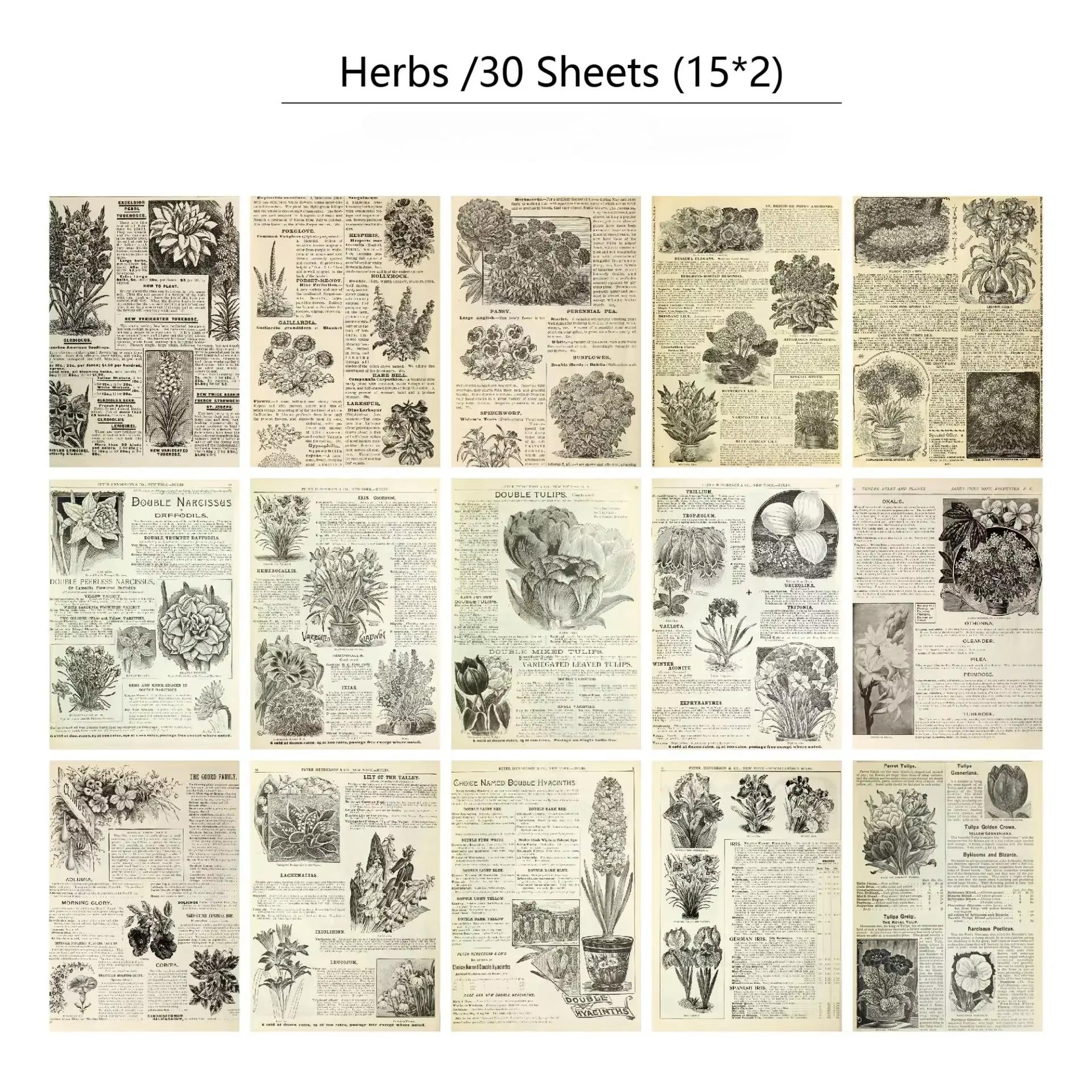 

30 шт. Американский винтажный стиль журнал газета материал бумага скрапбукинг журнал книга DIY фон украшение нижняя бумага