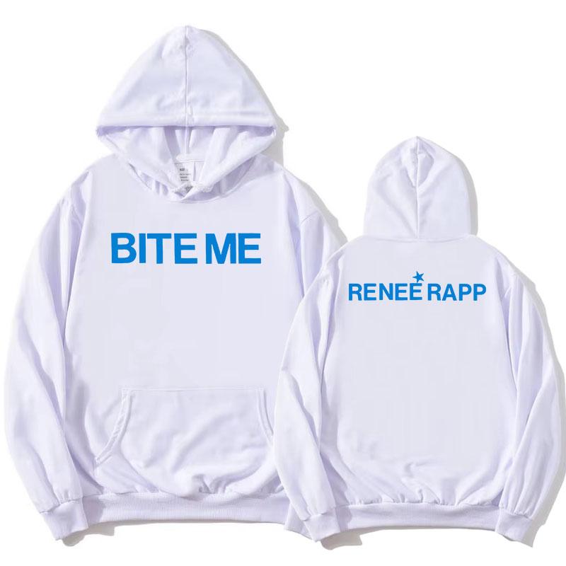 Reneé Rapp Bite Me Hoodies 2025 Album Grafische Print Sweatshirts Met Capuchon Lange Mouw Mode Pullovers Fleece Dames Hoodie Meisje