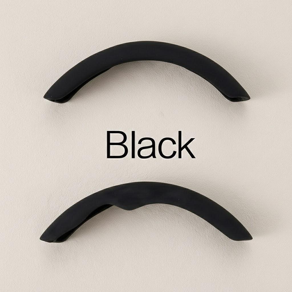 

1Pair Multi Function Universal Steering Wheel Cover Faux Fur Sweat Absorbent Anti Slip Easy Snap On Design чёрный