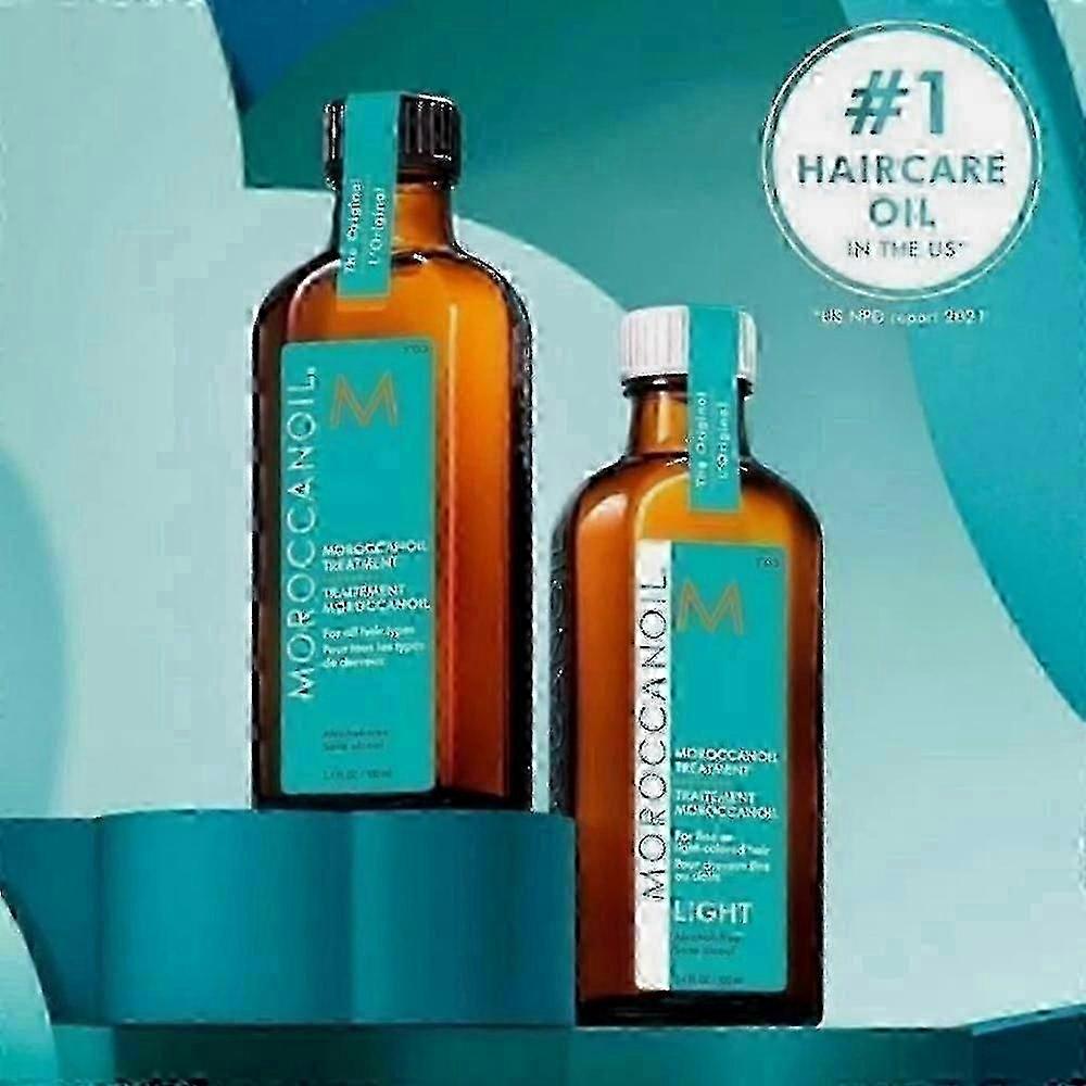 2x Marocký olejový vlasový zábal Původní lahvička Pro všechny typy vlasů, 100 ml