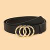 3pc Women'S Minimalist and Stylish Versatile Belts, Classic Belts for Jeans and Dresses, Solid Color Elegant Belts