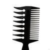 Hair Styling Comb, Accessories Hairdressing for Slicked Back Hairstyle salon