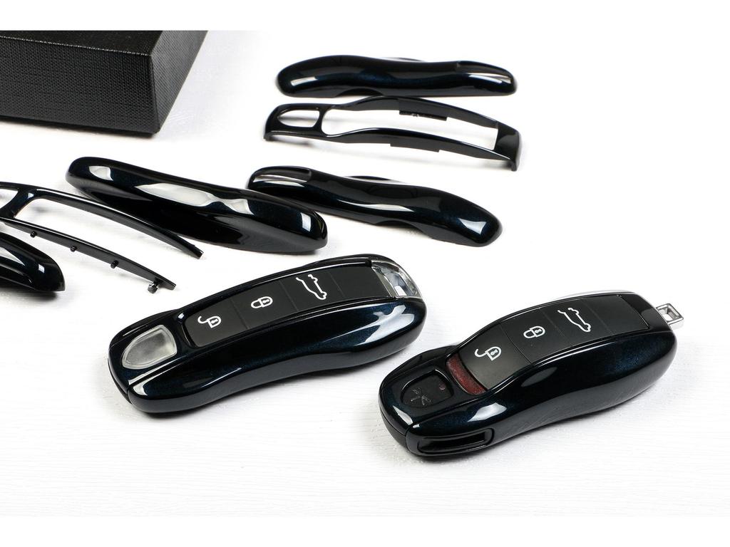 Compatible Moonlight Blue Key Cover for Porsche Cayenne, Macan, 718, Taycan, 911, Panamera