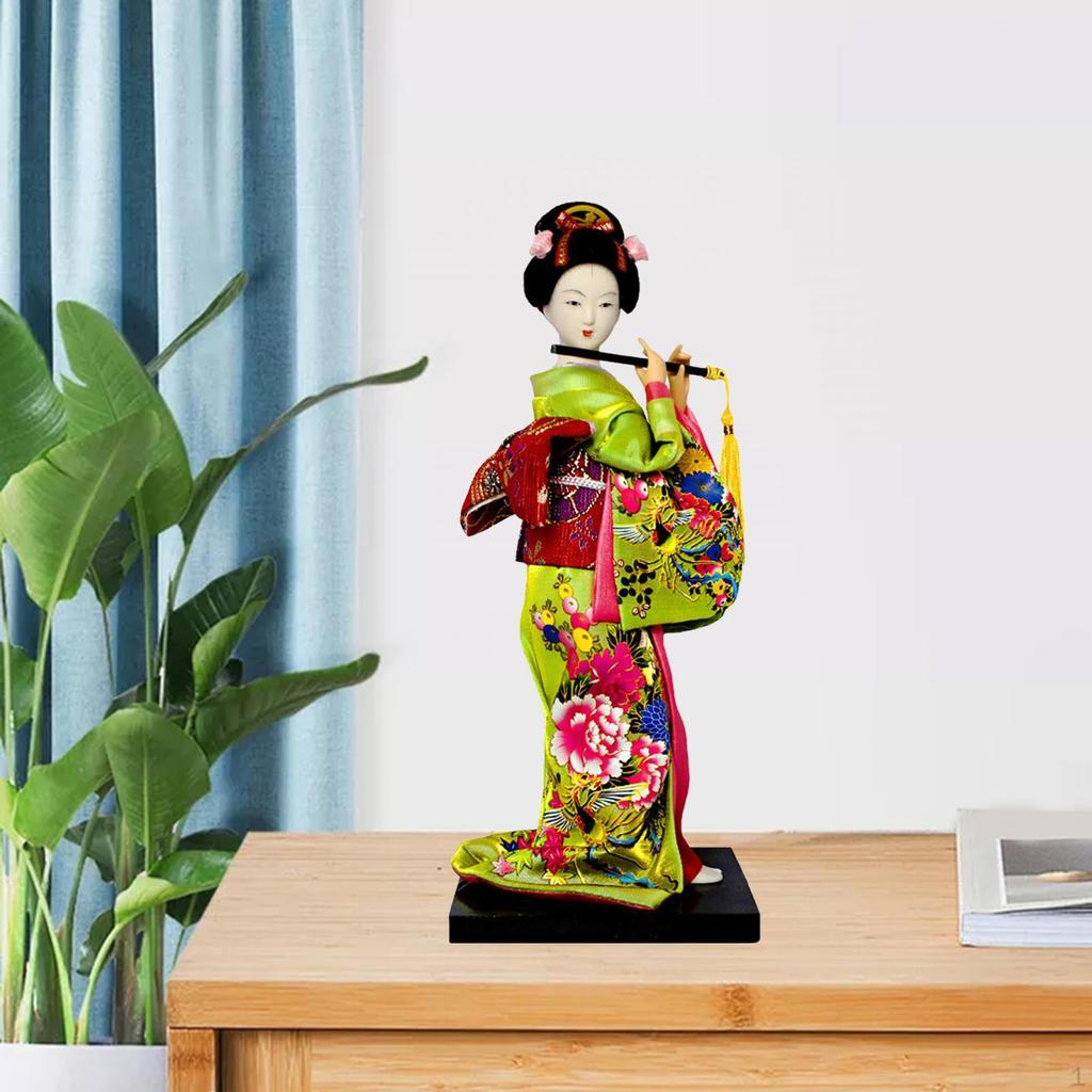 Asian Geisha Doll - Artistic Home Decor Piece
