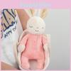 Sleeping Bunny Plush Toy With Pp Cotton Filling For Baby Girls Gift Idea