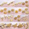 Handmade Metal Hollow Iron Flower and Dragon Phoenix Butterfly Hair Accessory Components