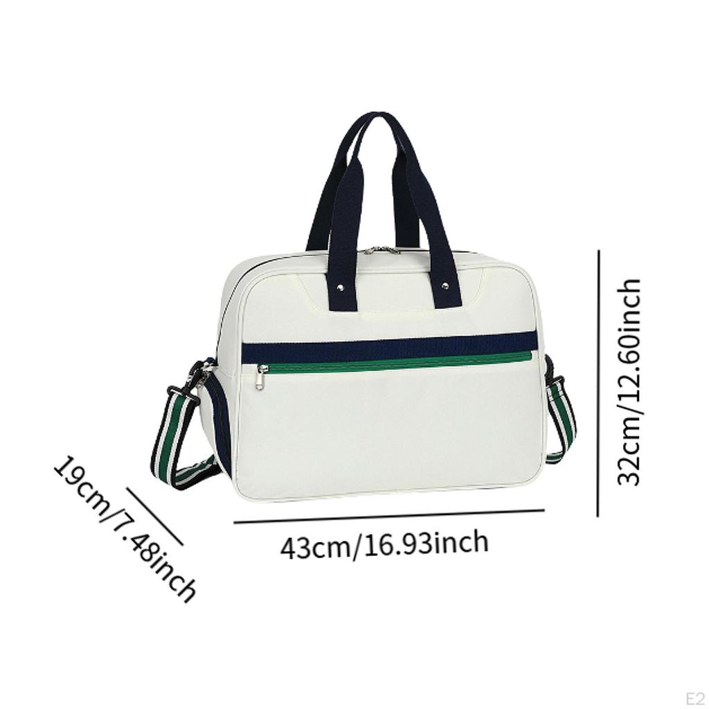 Sac de tennis sport bandoulière amovible fourre-tout sac à main léger portable