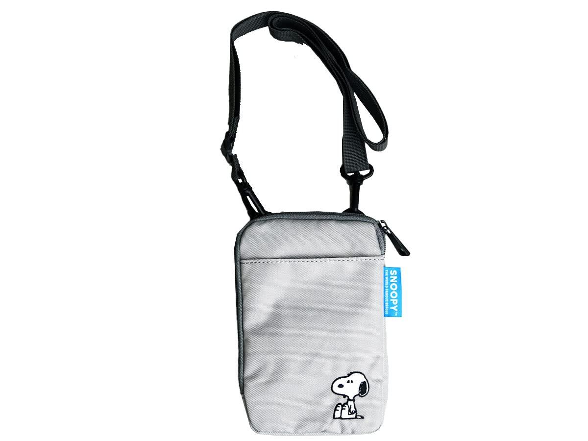 

Smartphone Pouch Shoulder Bag Smartphone Shoulder Smartphone Pouch 2way Water Repellent Nylon Lightweight One Point Unisex Women Men Character 11Z29ZY сірий колір