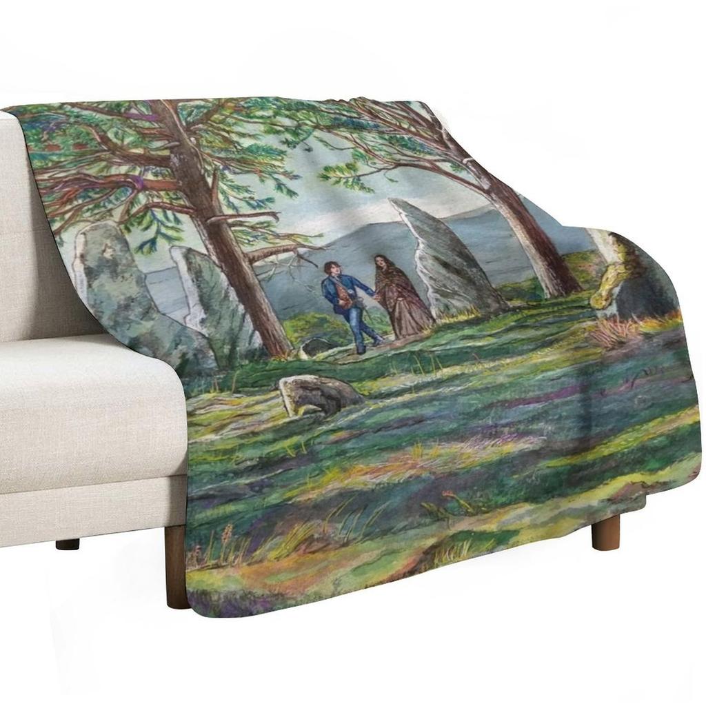 Craigh na dun Outlander Wohndecke Weiche Heimdecke für Sofa Schlafzimmer