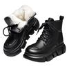 Fur Integrated Snow Boots Women's Winter Cotton Boots Thick-soled Martin Boots Women's Short Boots Thickened Warm Cotton Boots