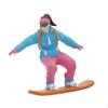 1:87 Skala Skiløper Figur Action Posisjoner HO Skisted Folk Realistiske Detaljer Miniatyr