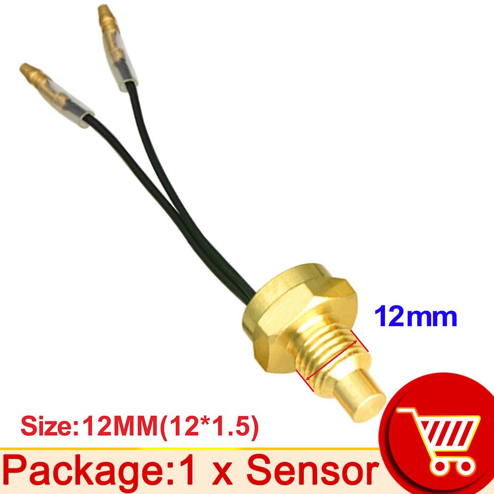 

12V/24V Water Temperature Sensor Temp Sender 50K Head Plug 10MM 12MM 14MM 16MM For Car Truck Gauge Electric Meter NPT 3/8 1/8
