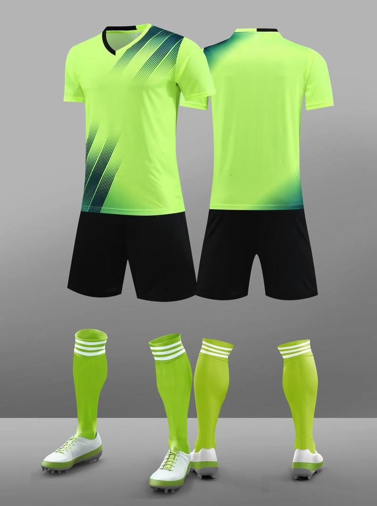 Football Uniform Short Sleeve Suit Teenager Primary School Student Children'S Competition Team Sports Short Sleeve Jersey Casual Sportswear