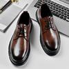 Fashion Outdoor Sneakers Mens Dress Shoes Retro Male Leather Business Male Baroque Shoes Casual Mens Oxford Work Footwear