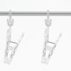 MUJI Aluminum Straight Hanger with 6 Clips 35cm Width