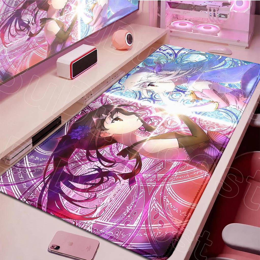 Non-slip Rubber Base Anime Mousepad Large Office Cabinet Keyboard Mat XXL Fate Kaleid Liner Prisma Illya Mousepad PC Accessories