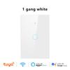 WiFi RF433 Smart Wall Switch Tuya App Remote Control 1/2/3/4 Gang Glass Panel Touch Light Switch No Neutral Wire Voice Control Alexa Google