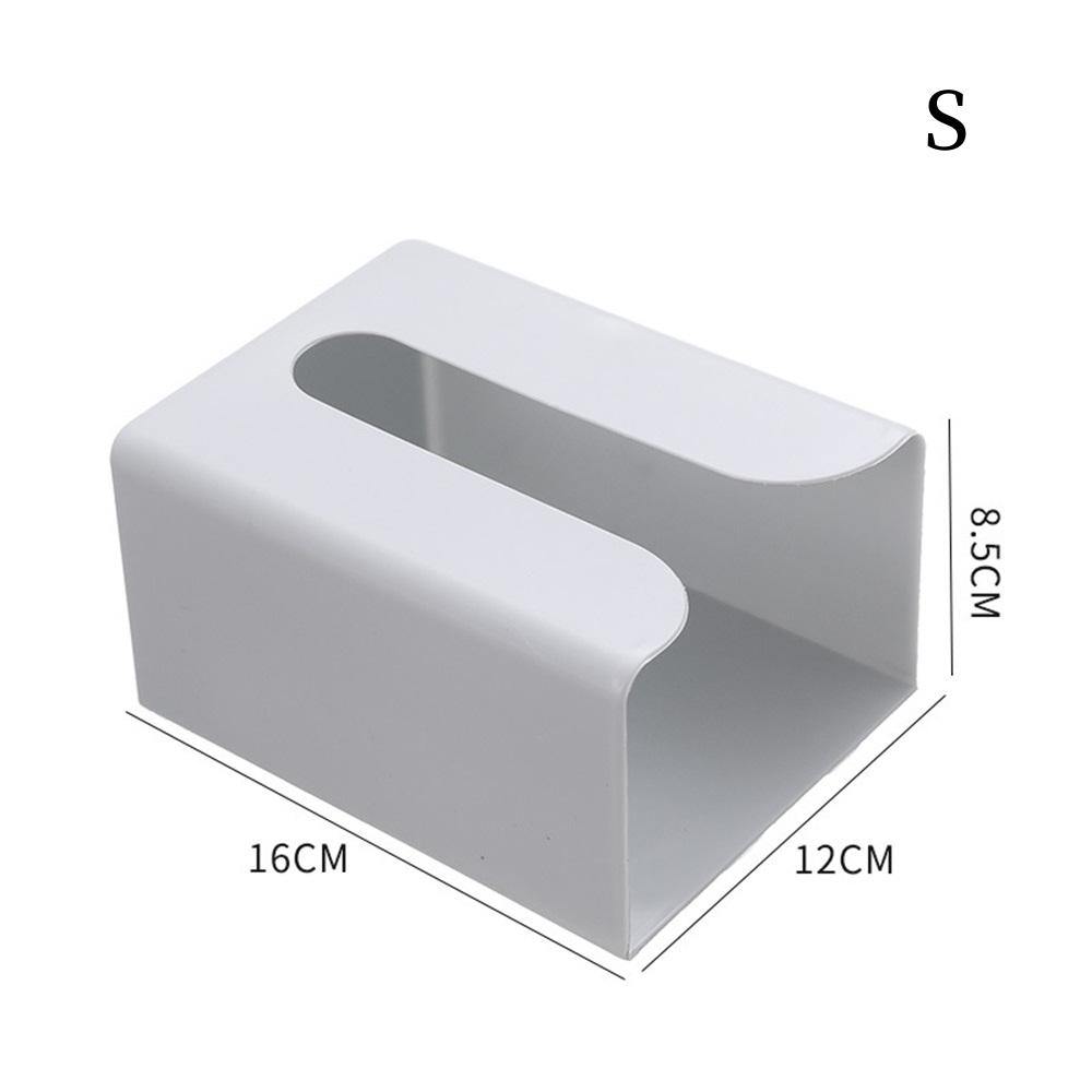 Wall Mounted Tissue Box Waterproof Self Adhesive Napkin Holder Home Disposable Gloves Storage Box Kitchen Paper Organizer Case
