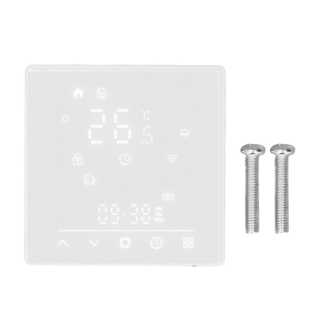 Smart Thermostat Electric Heating Smart Temperature Control Switch for Home 16A 95240V AC White
