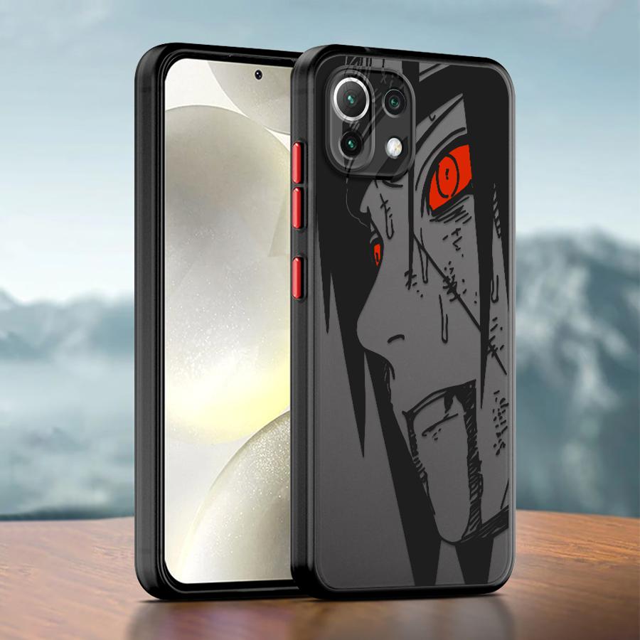 

Naruto Itachi Art Case for Xiaomi Mi 12T Pro 12X 13 Lite 12 11 Lite 14 Pro 10T Pro 11T Pro Black Edge Shell Xiaomi Mi 11 Lite