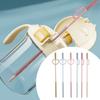 Multifunctional Silicone Straw Brush Soft Hair High Temperature Bottle Straw Brush Cleaning Tools Cleaning Brushes