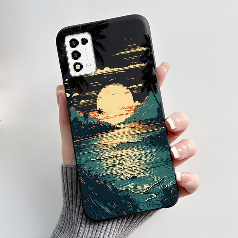 

For ZTE Libero 5G III, A202ZT Soft Silicone Black Case For ZTE Libero 5G II, A103ZT Popular Pattern Panda Shockproof Shell ZTE Libero 5G II