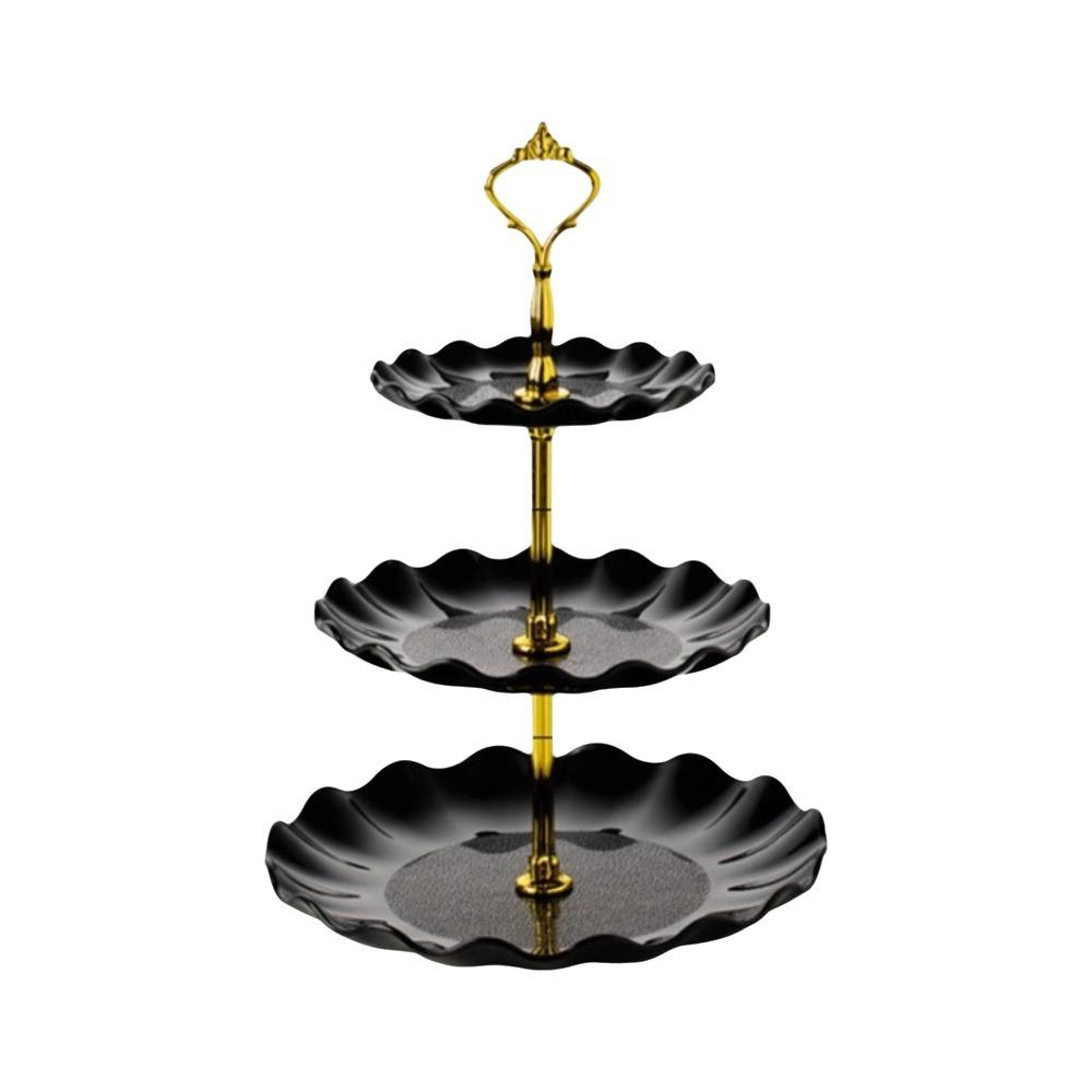 Three-layer Snack Plate Nordic Style Dessert Table Decoration New Cake Tray  for Hotel Living Room
