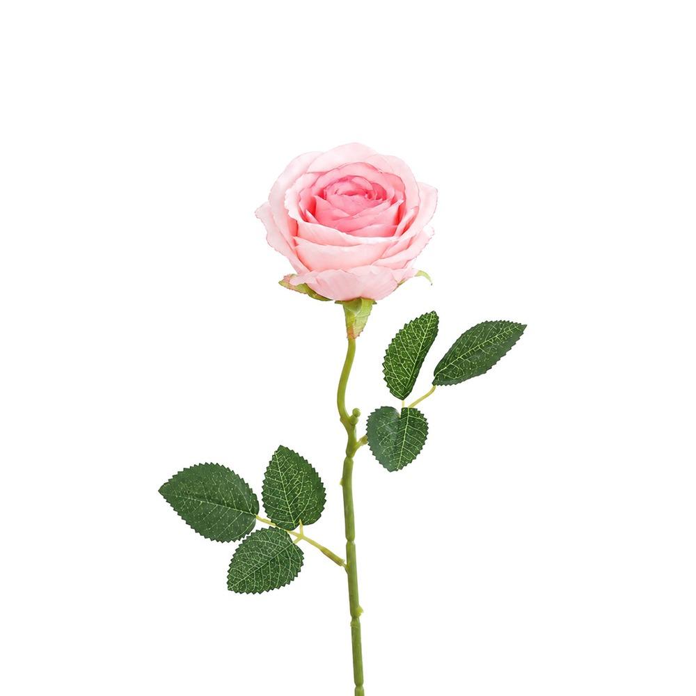 Colorful Artificial Rose Flower Bendable Silk Rose New Artificial Flower Party Decoration Blush Powder
