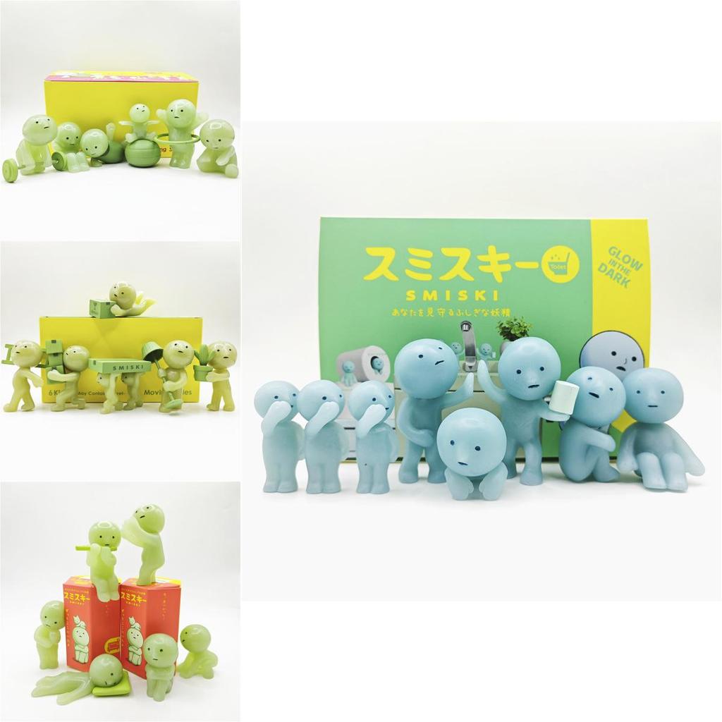 Smiski Glowing Collectors Edition Figures Pvc Toys For Desk Decor And Gifts