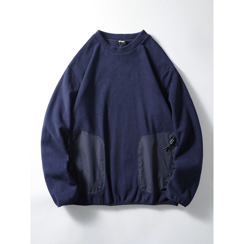 Retro Double-Sided Polar Fleece Fall and Winter Hooded Outwear Parka