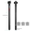 Matte Bicycle Seatpost Carbon 27.2/30.8/31.6*350/400mm Mountain Road Bike Seat Post 3K Carbon Seat Tube Bicycle Parts