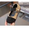 Mädchen Mary Janes Schuhe Mode Kinder Mokassins Schuhe Farblich passend Kinder Perlen Prinzessin Schuhe Frühling Herbst Mode 2024