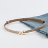 Buckle Women'S Belt Genuine Leather Women'S Belt Cowhide Waist Thin Women'S Belt Decorative Women'S Style