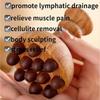 Holztherapie Massagegeräte Lymphdrainage Massagegerät Hilft bei der Reduzierung von Cellulite für Bauch, Arme & Beine Körpermodellierwerkzeuge