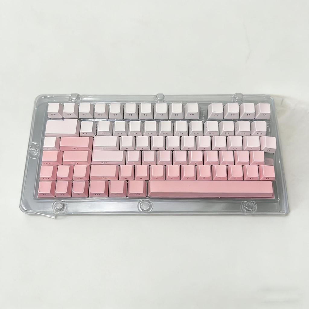 Arctic Side-Printed Translucent PBT Keycaps, Magnetic Switch, Original Height, 130-Piece Set