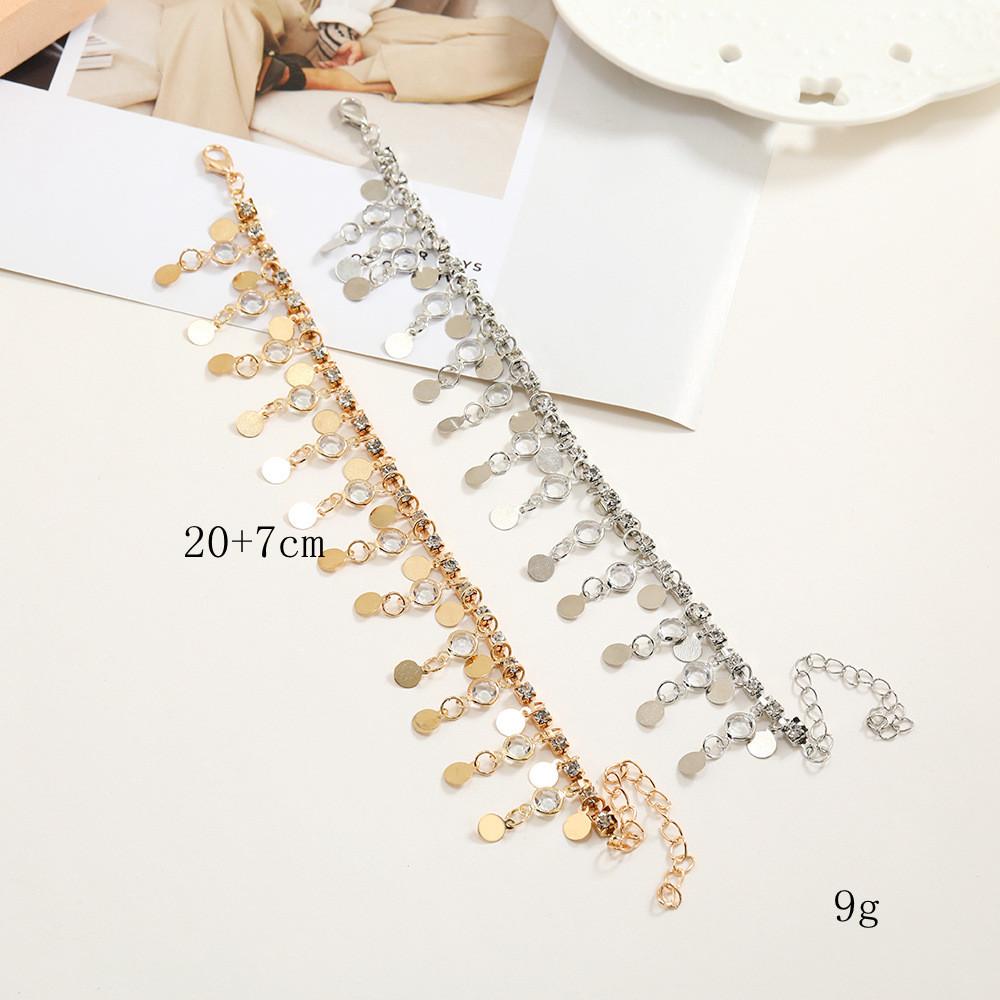 Women Beach Fashionable Tassel Foot Chain Accessories With Alloy Geometric