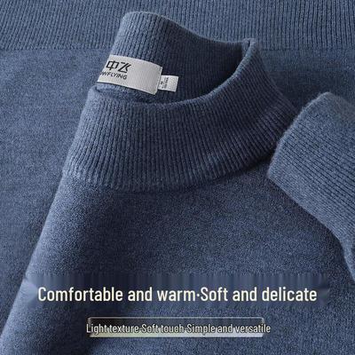 Herren Basic Warmer Rollkragen Pullover
