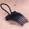 2pcs Women Side Comb for Fine Hair Coffee Black Multi Purpose Lightweight Hair Side Comb